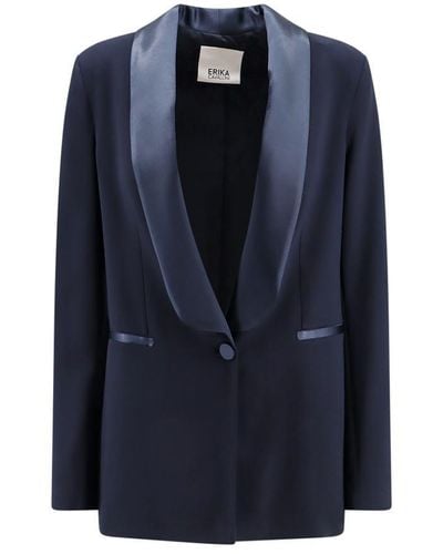Erika Cavallini Semi Couture Blazer - Blue