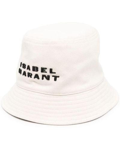 Isabel Marant Haley Bucket Hat - Natural