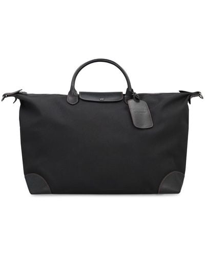 Longchamp S Boxford Nylon Travel Bag - Black