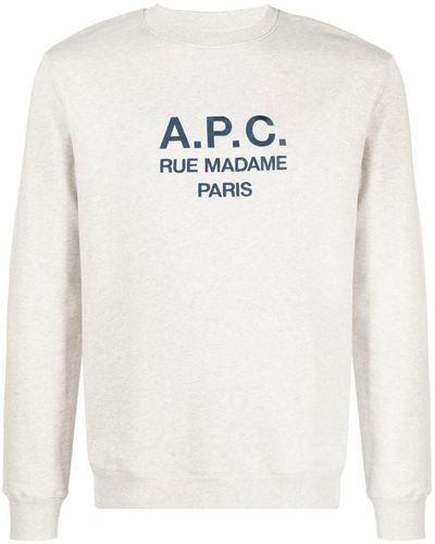 A.P.C. . Sweaters Gray - White