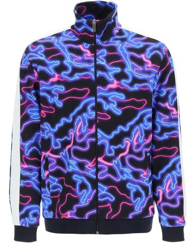 Valentino Neon Camou Track Jacket - Multicolour