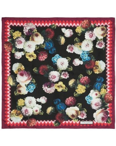 Dolce & Gabbana Floral Print Scarf - Multicolor