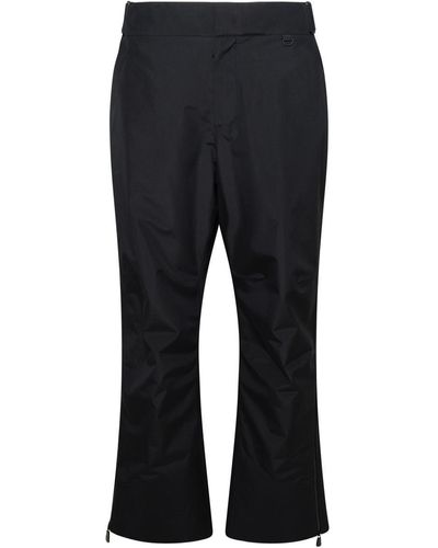 3 MONCLER GRENOBLE Black Gore-tex Ski Trousers - Blue