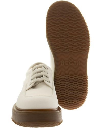Hogan H602 - Laced Shoe - White