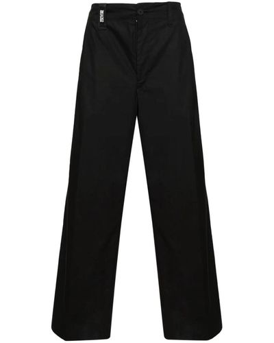 Versace Rx Patch Logo Pants Clothing - Black