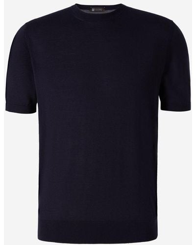 Colombo Cashmere And Silk T-shirt - Blue