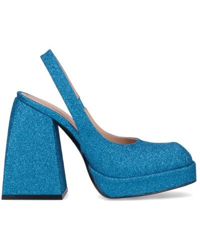 NODALETO 'bulla Jil' Court Shoes - Blue