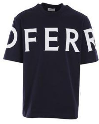 Ferragamo T-shirts And Polos - Blue