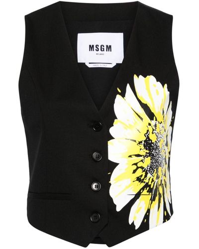 MSGM Vests - Black
