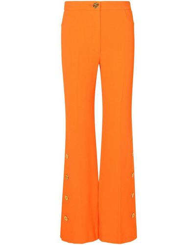 Patou Orange Virgin Wool Pants