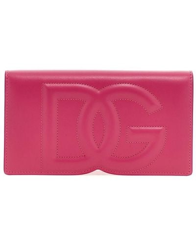 Dolce & Gabbana Logo Smartphone Holder - Pink