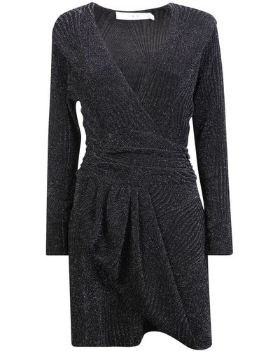 IRO Glitter Mini Dress - Black