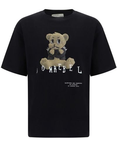 DOMREBEL T-shirts - Black