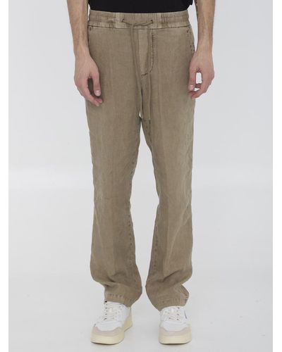James Perse Linen Trousers - Natural