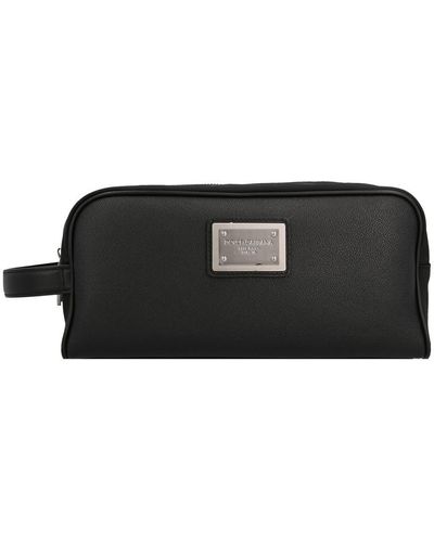 Dolce & Gabbana Nylon Wash Bag - Black