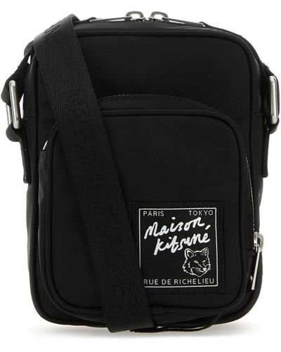 Maison Kitsuné Maison Kitsune Shoulder Bags - Black