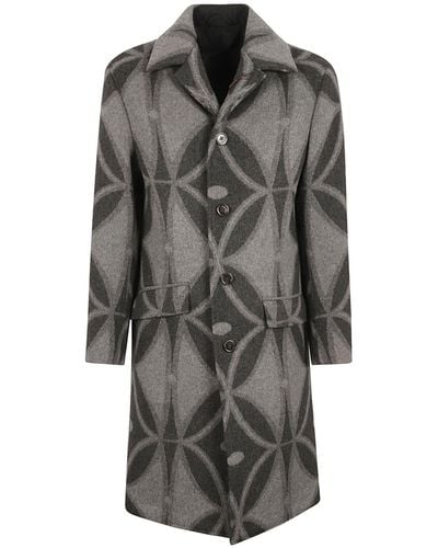 Etro Coats Gray