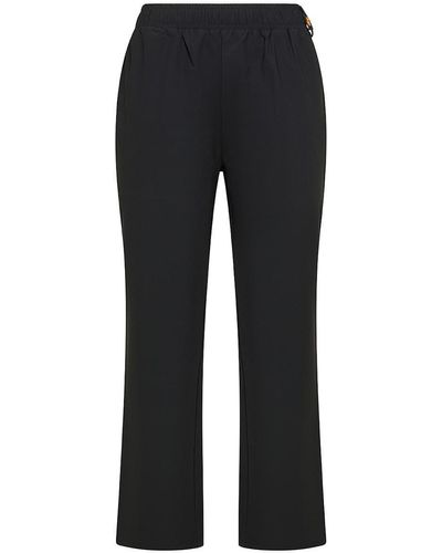Save The Duck Milan Straight-Cut Trousers - Black
