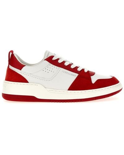 Ferragamo 'Dennis' Sneakers - Red