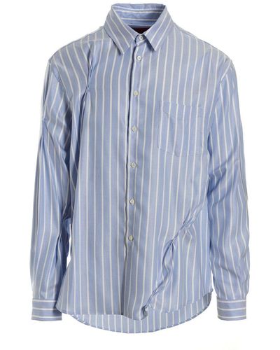 424 Striped Shirt - Blue