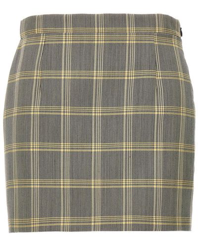 Marni Prince Of Wales Mini Skirt Skirts - Grey
