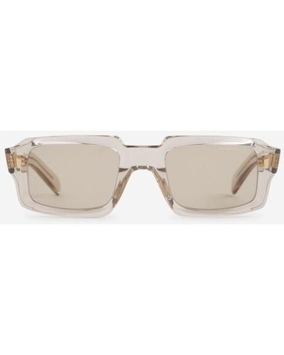 Cutler and Gross Rectangular Sunglasses 9495 - Natural