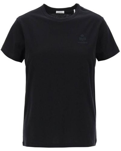 Isabel Marant Isabel Marant Etoile Aby Regular Fit T-shirt - Black