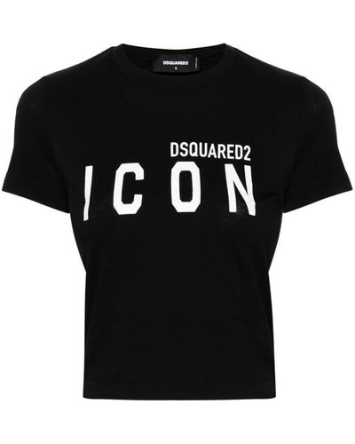 DSquared² New Icon T Shirt - Black