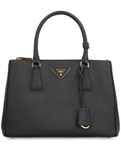 Prada Galleria Leather Handbag - Black