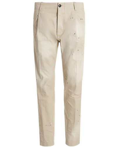 DSquared² 'd2 Surfboard New Dan' Trousers - Natural