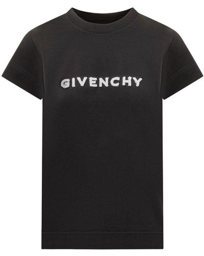 Givenchy 4g Tufting Cotton T-shirt - Black