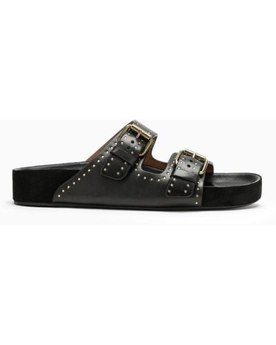 Isabel Marant Lennyo Sandals With Buckles - Black