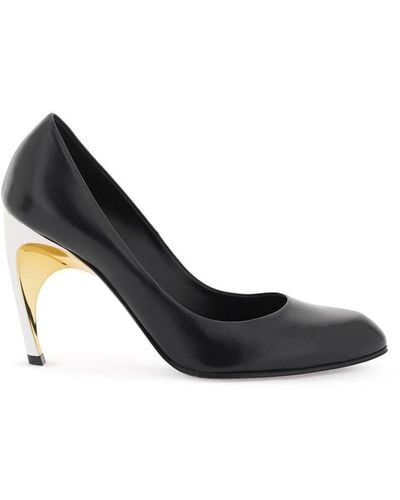 Alexander McQueen Armadillo Court Shoes - Black