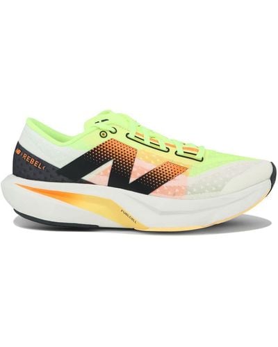 New Balance "Fuel Cell Rebel V4" Sneakers - Yellow