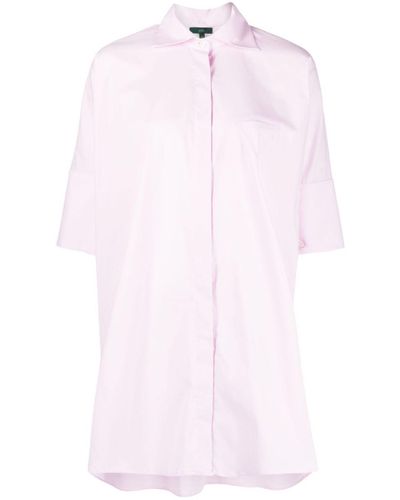 Jejia Cotton Short Sleeve Shirt - Pink
