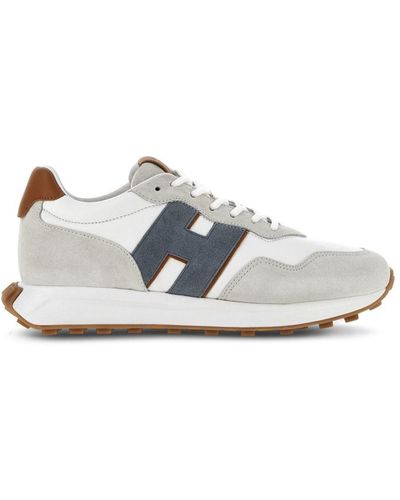 Hogan H601 Suede Sneakers - White