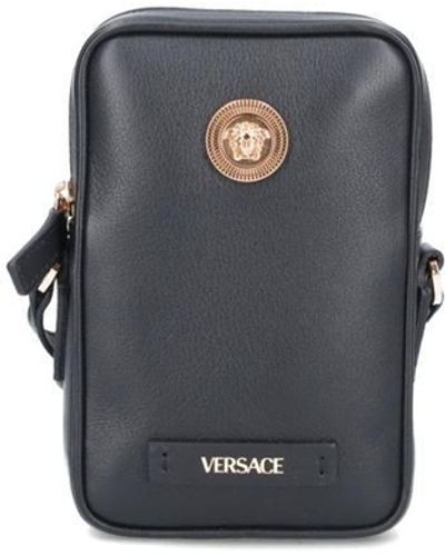 Versace 'Biggie' Small Crossbody Bag - Black