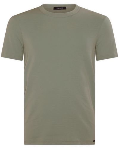 Tom Ford Cotton Blend T-Shirt - Green