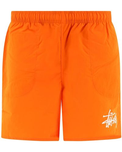 Stussy "Water" Swim Shorts - Orange