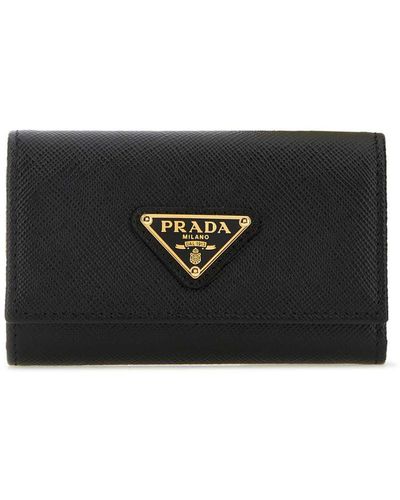 PRADA Small Leather Wallet - Brown