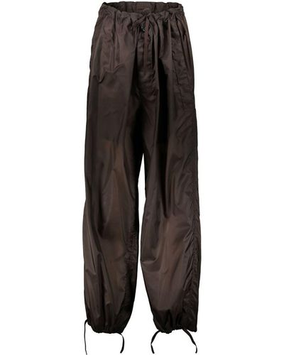 Maison Margiela Loose Fit Nylon Pants Clothing - Black
