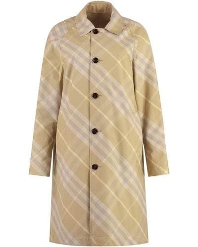 Burberry Checked Reversible Trench-Coat - Natural