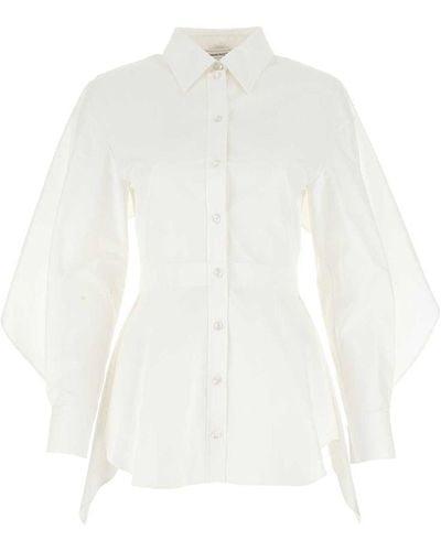 Alexander McQueen Ruffle Shirt - White