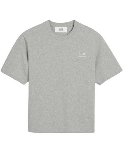 Ami Paris Ami Paris T-shirts - Grey