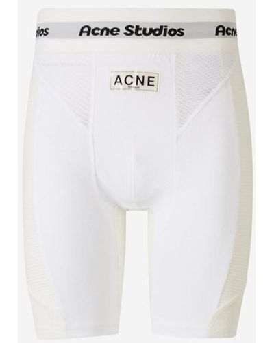 Acne Studios Boxer Logo Patch - White