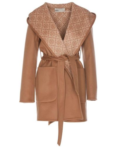 Louis Vuitton Signature double face hooded wrap coat - Vitkac shop online