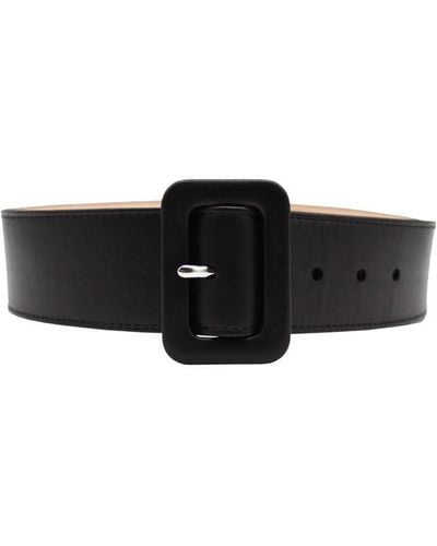 Maison Margiela Leather Belt Accessories - Black