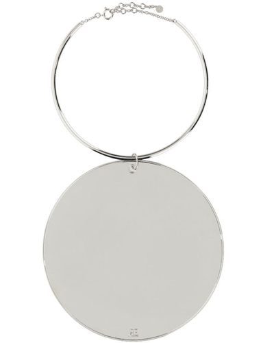 Courreges "holistic Circle" Necklace - White