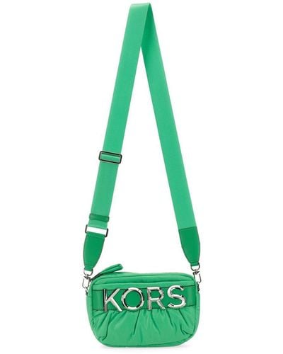 Michael Kors Camera Bag With Logo - Green