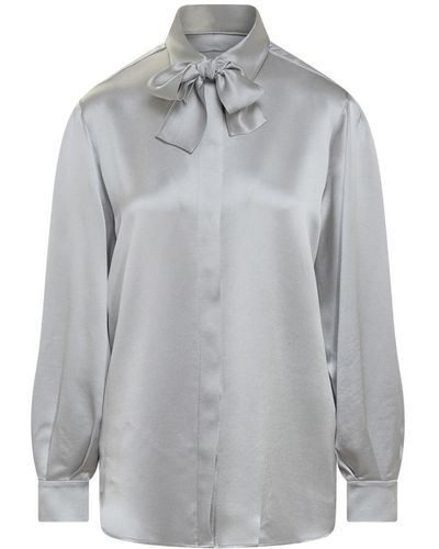 Alberta Ferretti Silk Shirt - Gray